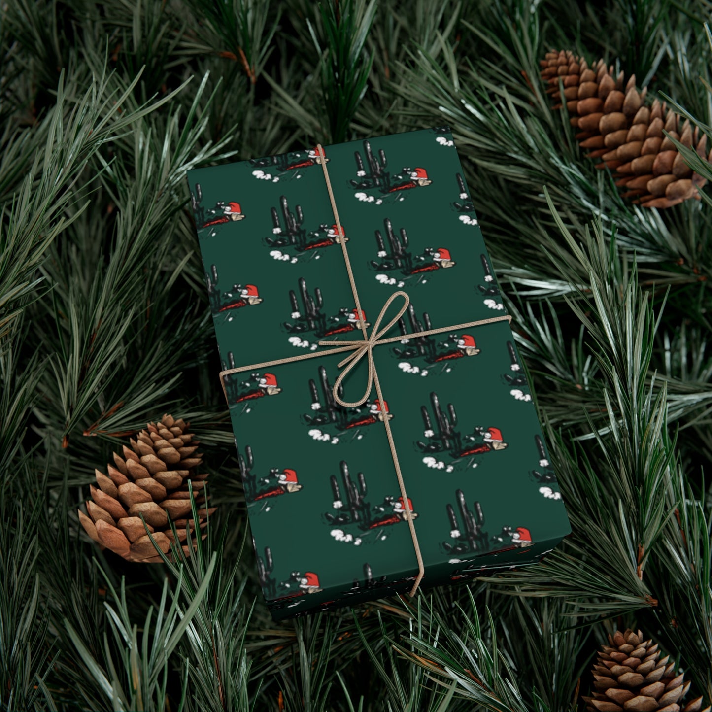 Cactus Jumper Holiday Gift Wrap