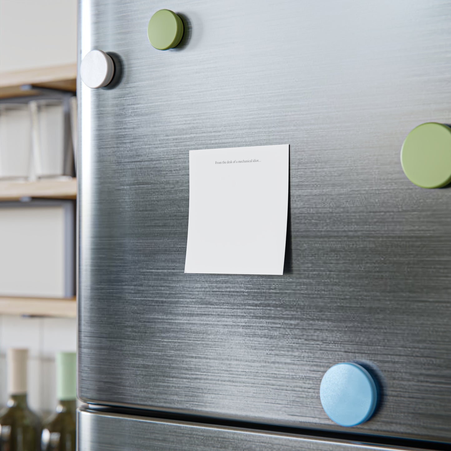 Post-it® Note Pads "From the desk of a mechanical idiot..."