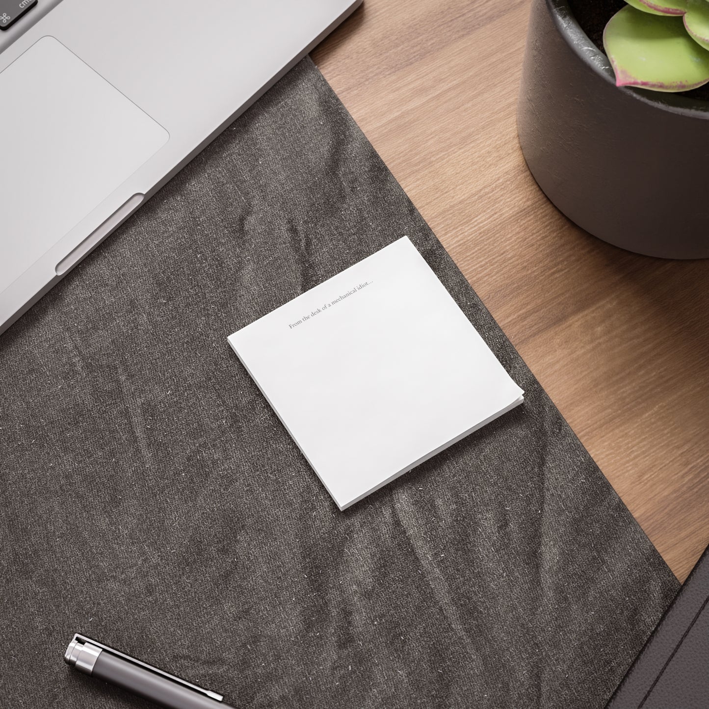 Post-it® Note Pads "From the desk of a mechanical idiot..."