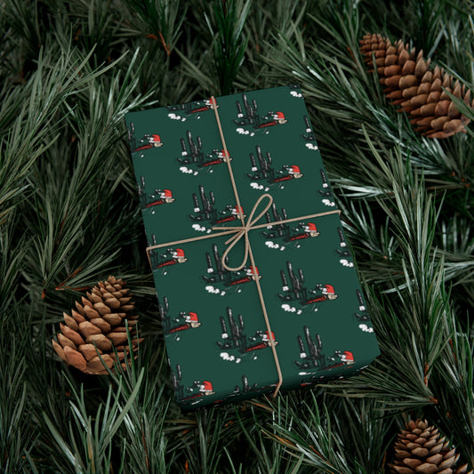 Cactus Jumper Holiday Gift Wrap