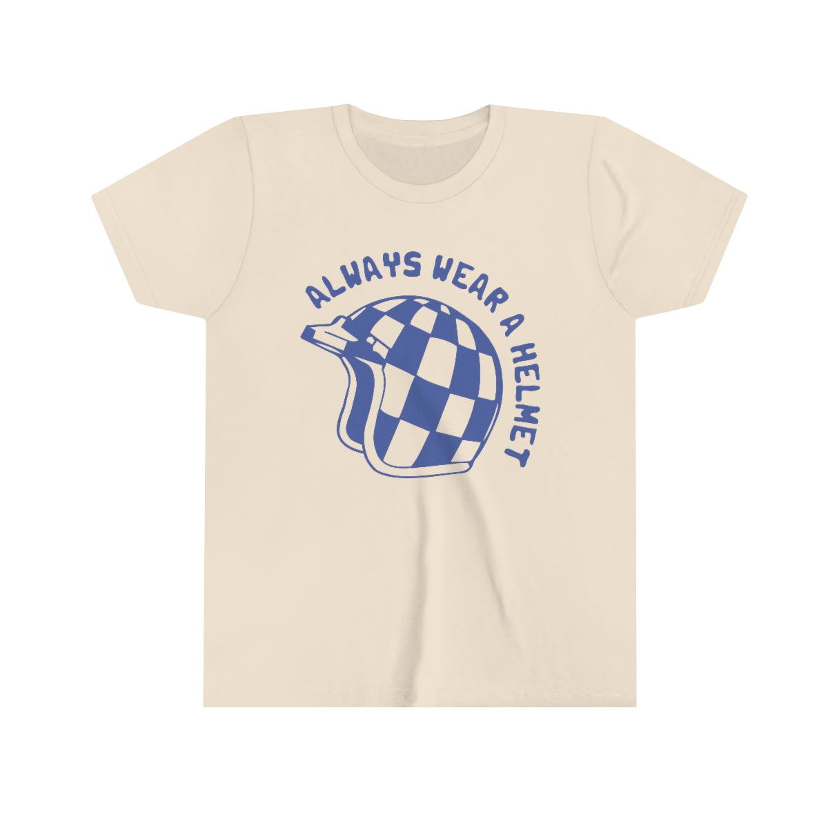 Youth "Always Wear A Helmet" Short Sleeve Tee