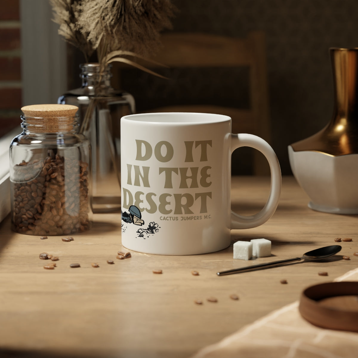 JUMBO Mug, 20oz "Do it in the Desert"